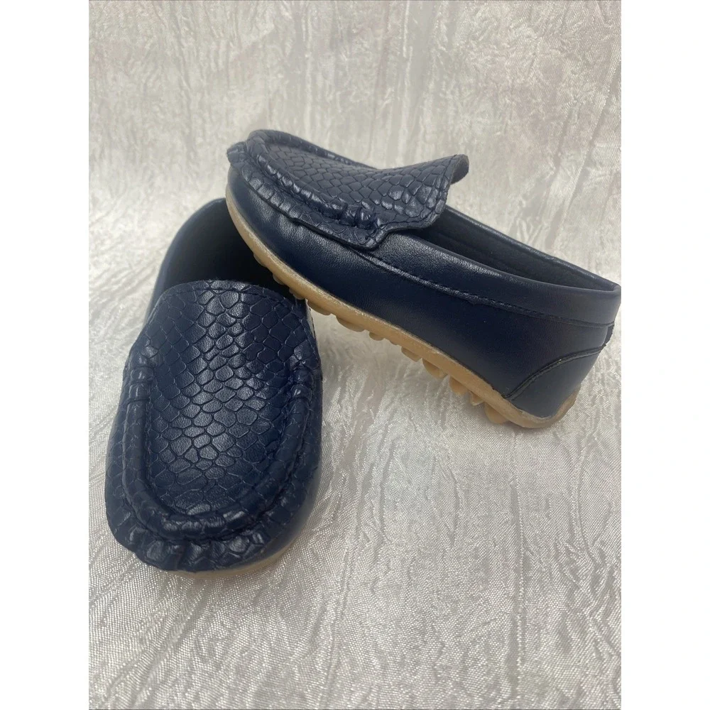 Toddler Size 3 Months No Brand  Navy Loafers